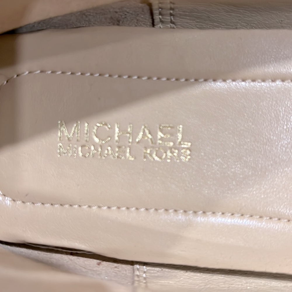 NWOT Michael Kors denim blue loafers - Picture 5 of 6
